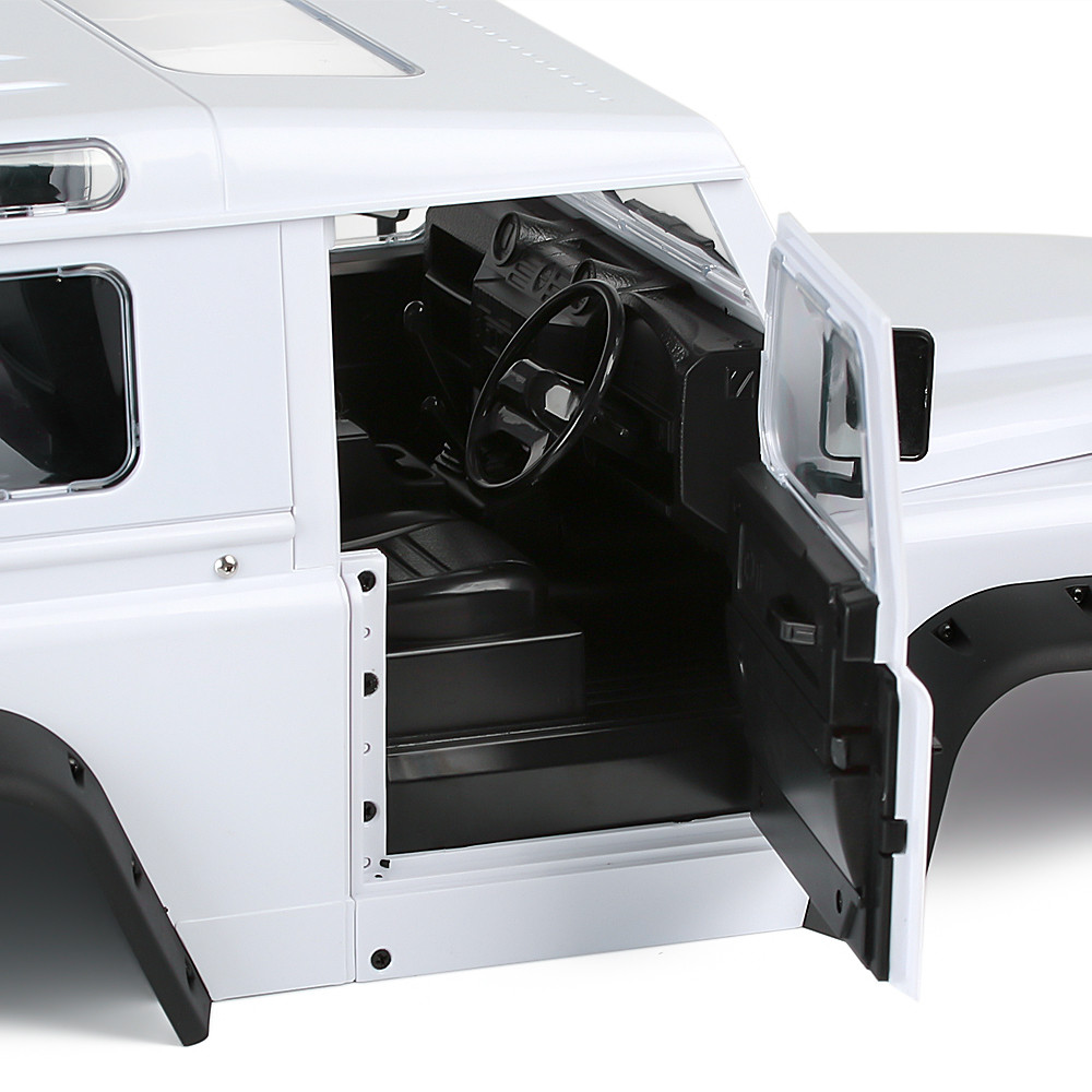 RC 1/10 Land Rover DEFENDER 90 Wagon W/ Interior Hard Body 275mm