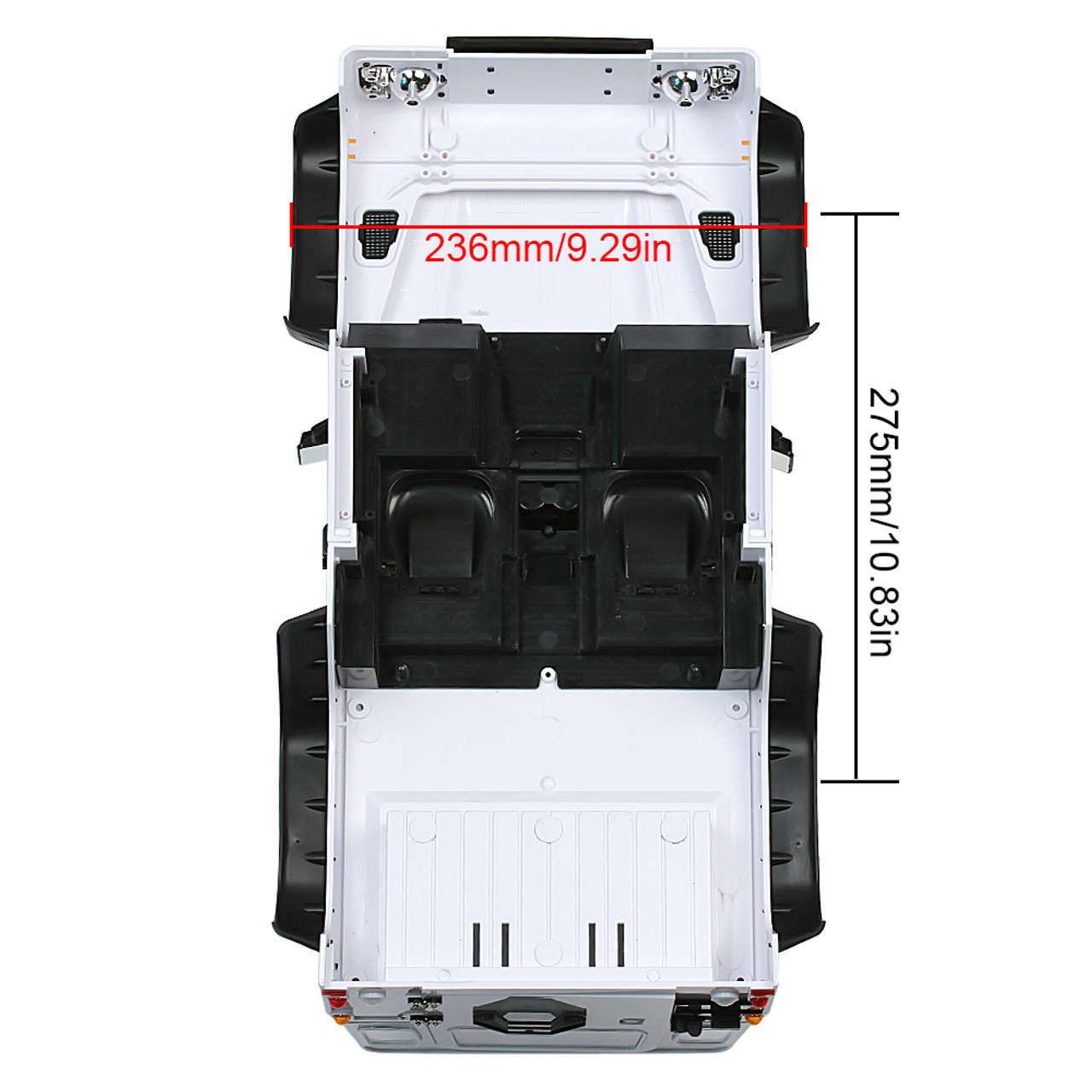 RC 1/10 Land Rover DEFENDER 90 Wagon W/ Interior Hard Body