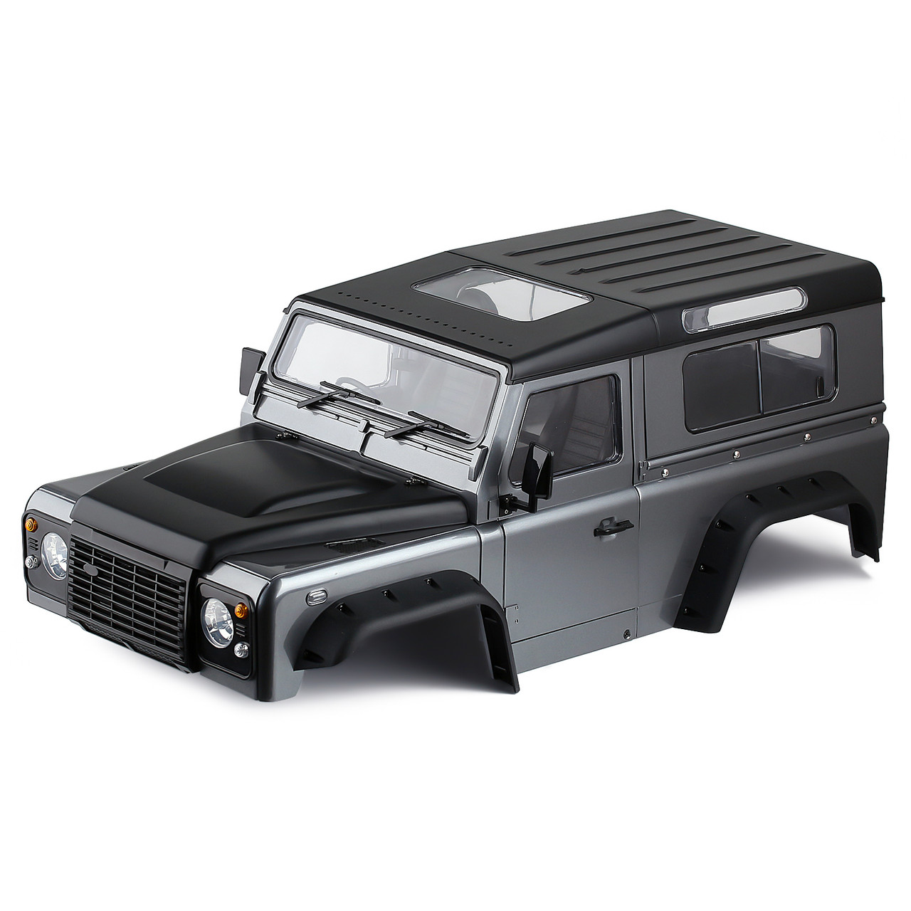 RCボディーDEFENDER RC 1/10 Land Rover DEFENDER 90 Wagon W/ Interior Hard Body