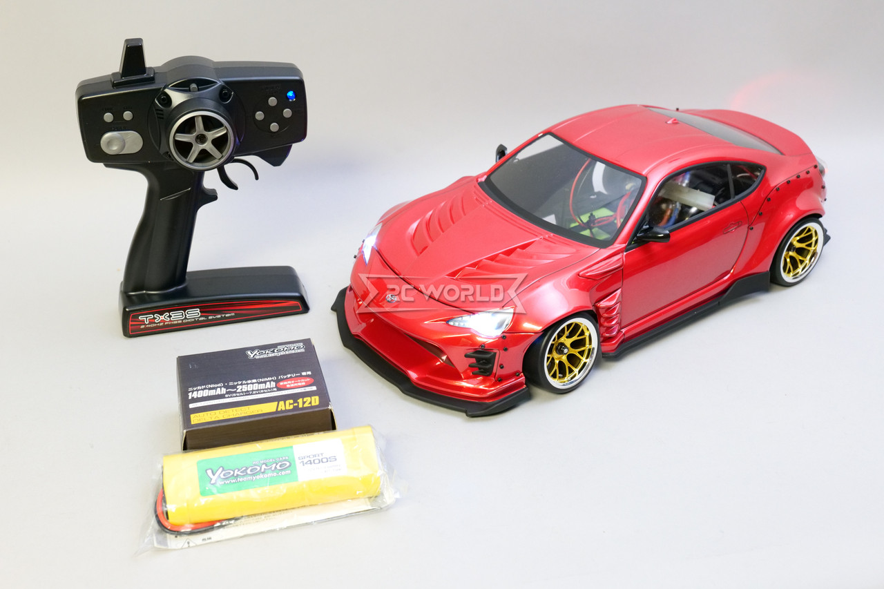 RW00 READY TO RUN – RTR w/ GR86 Unpainted Body 1/24 RC DRIFT CAR