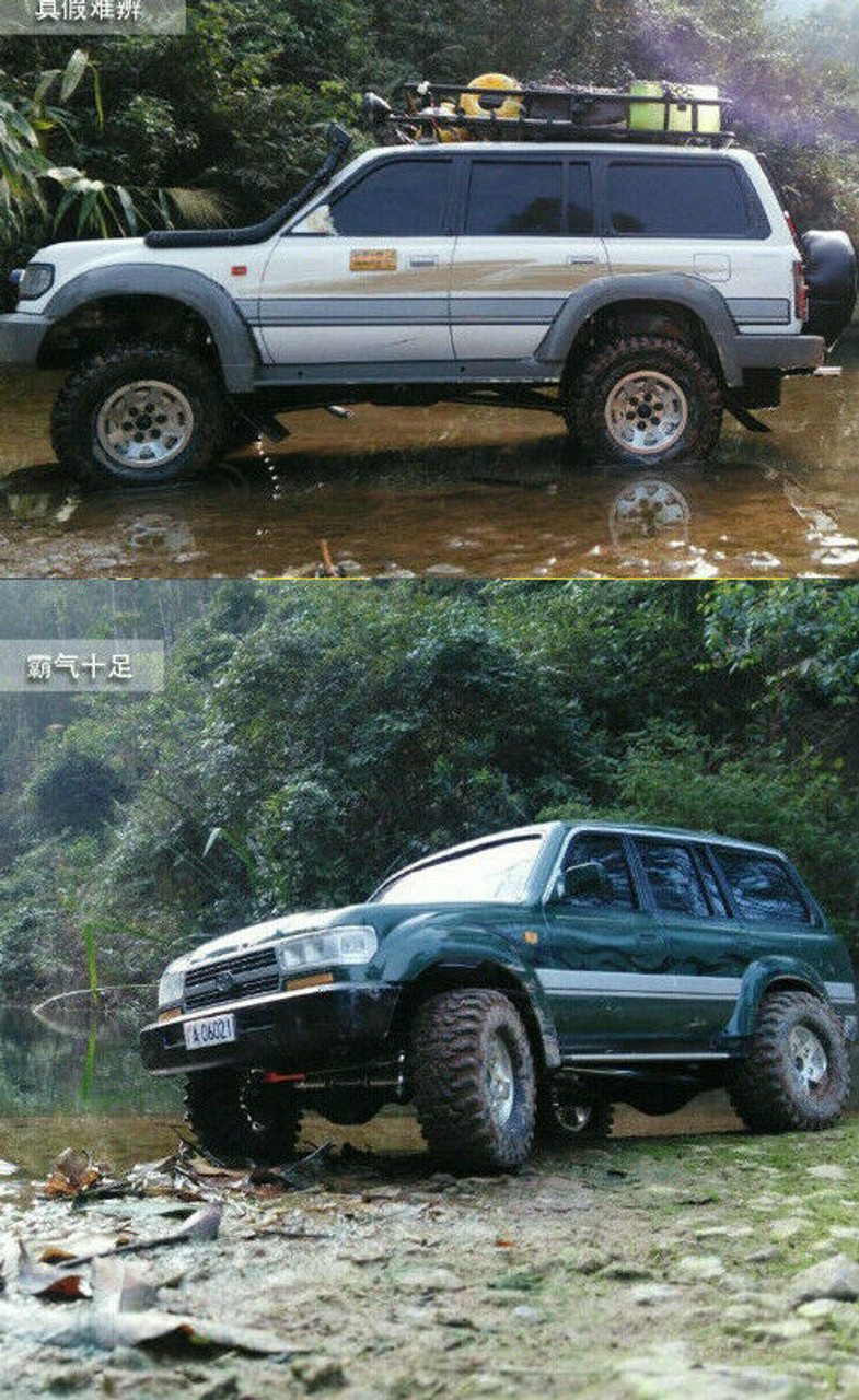 1/10 lc80 ボディ Bodyworx Toyota Land Cruiser LC80 1/10 RC Crawler Clear Body