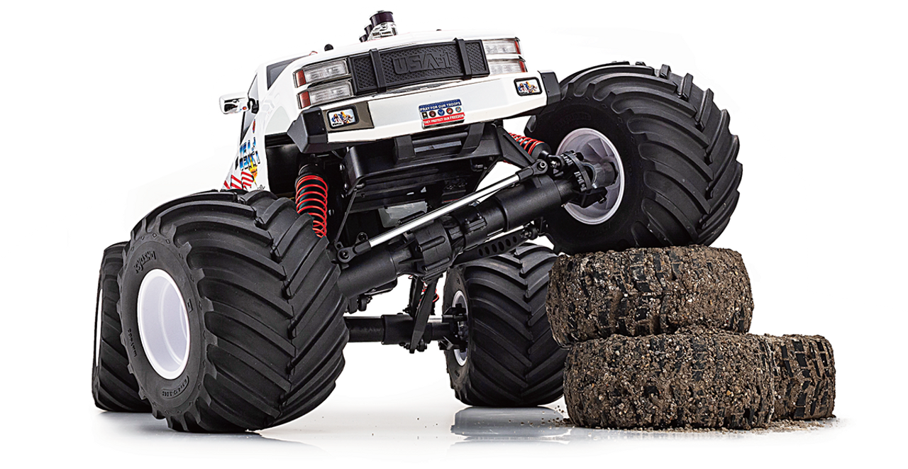 Oso este algas marinas Kyosho RC 1/8 Monster Truck USA-1 Nitro 4X4 *RTR*