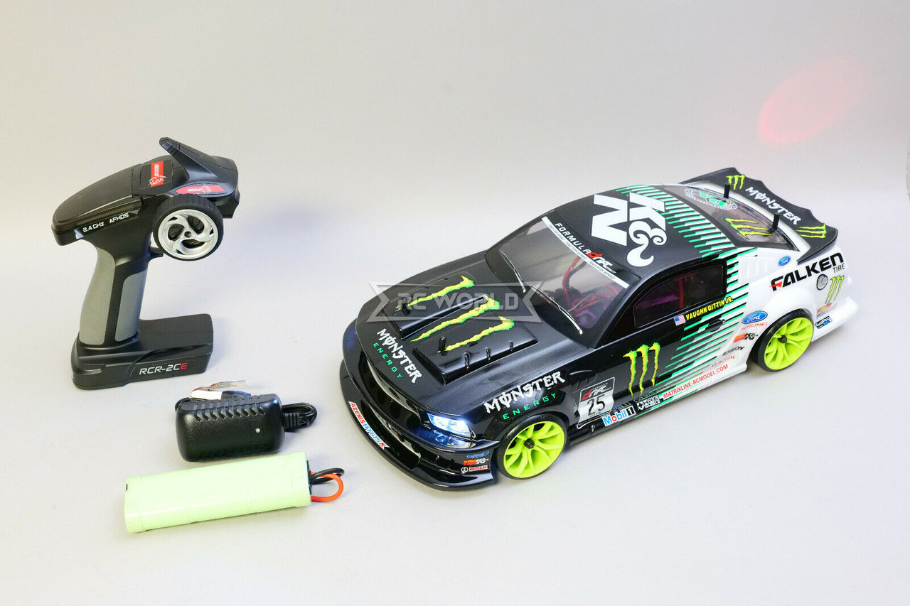 Coche RC 1/10 eléctrico Drift Ford Mustang GT-R 2005