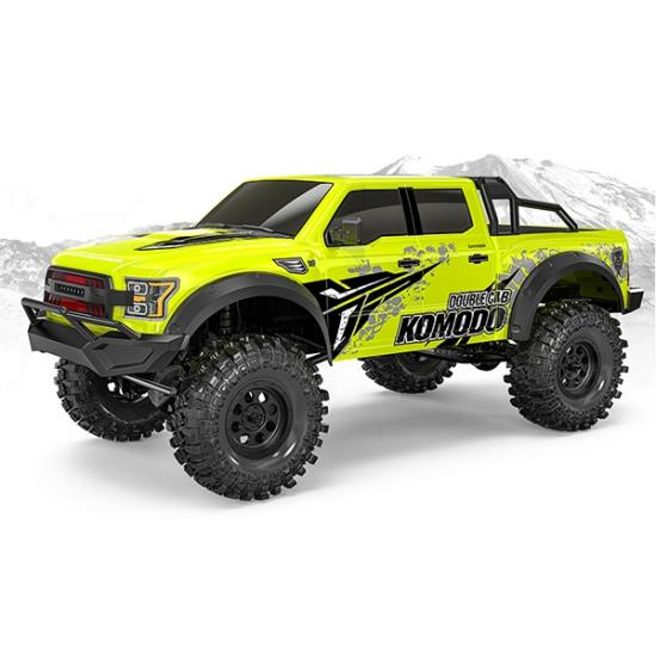 RC 1/10 KOMODO Double Cab Pick Up Body Shell *CLEAR* #gm60192