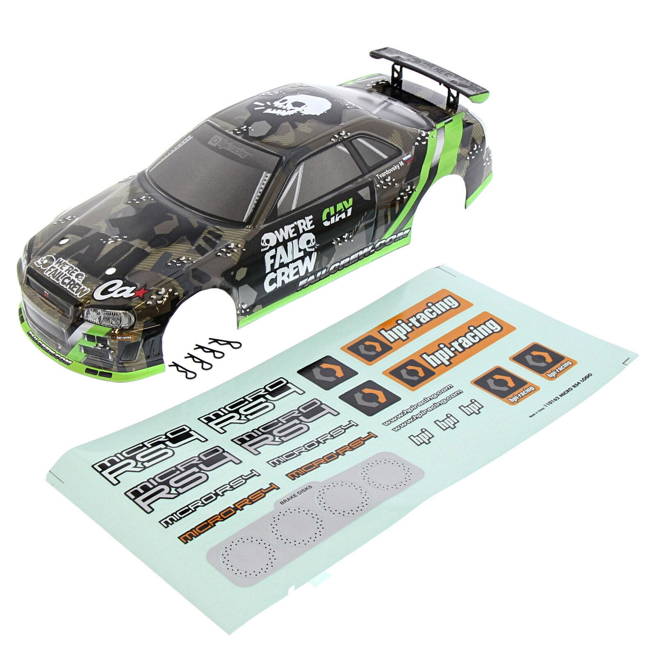 HPI Micro RS4 Drift Nissan Skyline R34 GT-R, RC Cars