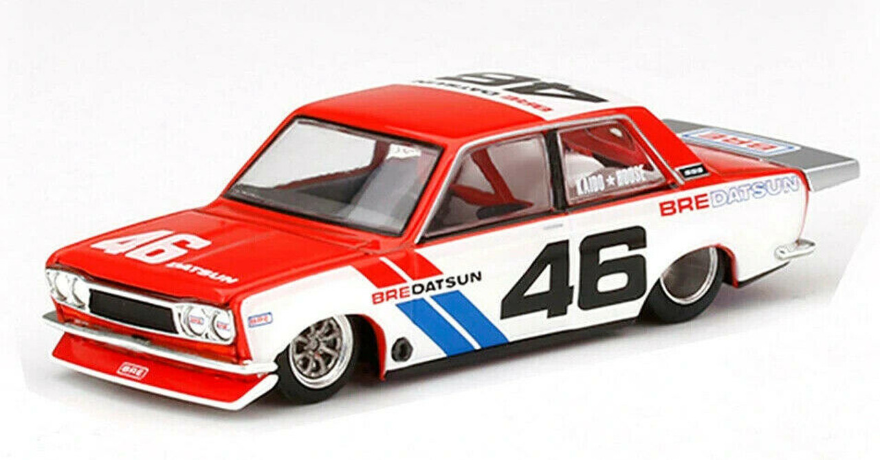 1/64 TW / BRE Datsun 510 “TWOC 限定” Diecast 164 | Tarmac Works BRE Datsun 510 #85 Blue & White