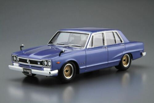Aoshima 1/24 Nissan GC10 Skyline 2000GT '71 Plastic Model Kit