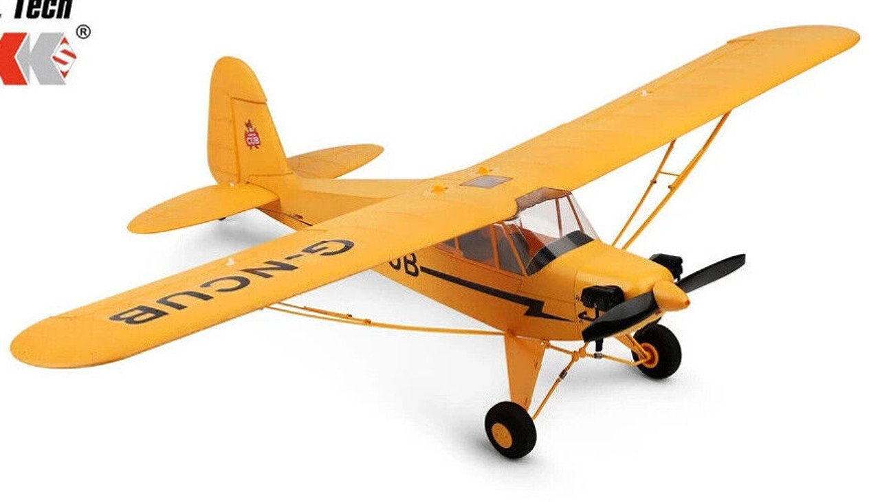 RC Piper J3 CUB Micro RC Airplane W/ Gyro 2.4ghz RTF 26