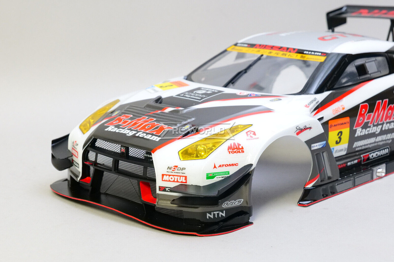 1/10 RC Car Body NISSAN GT-R NISMO GT3 B-MAX Wide 200mm *FINISHED