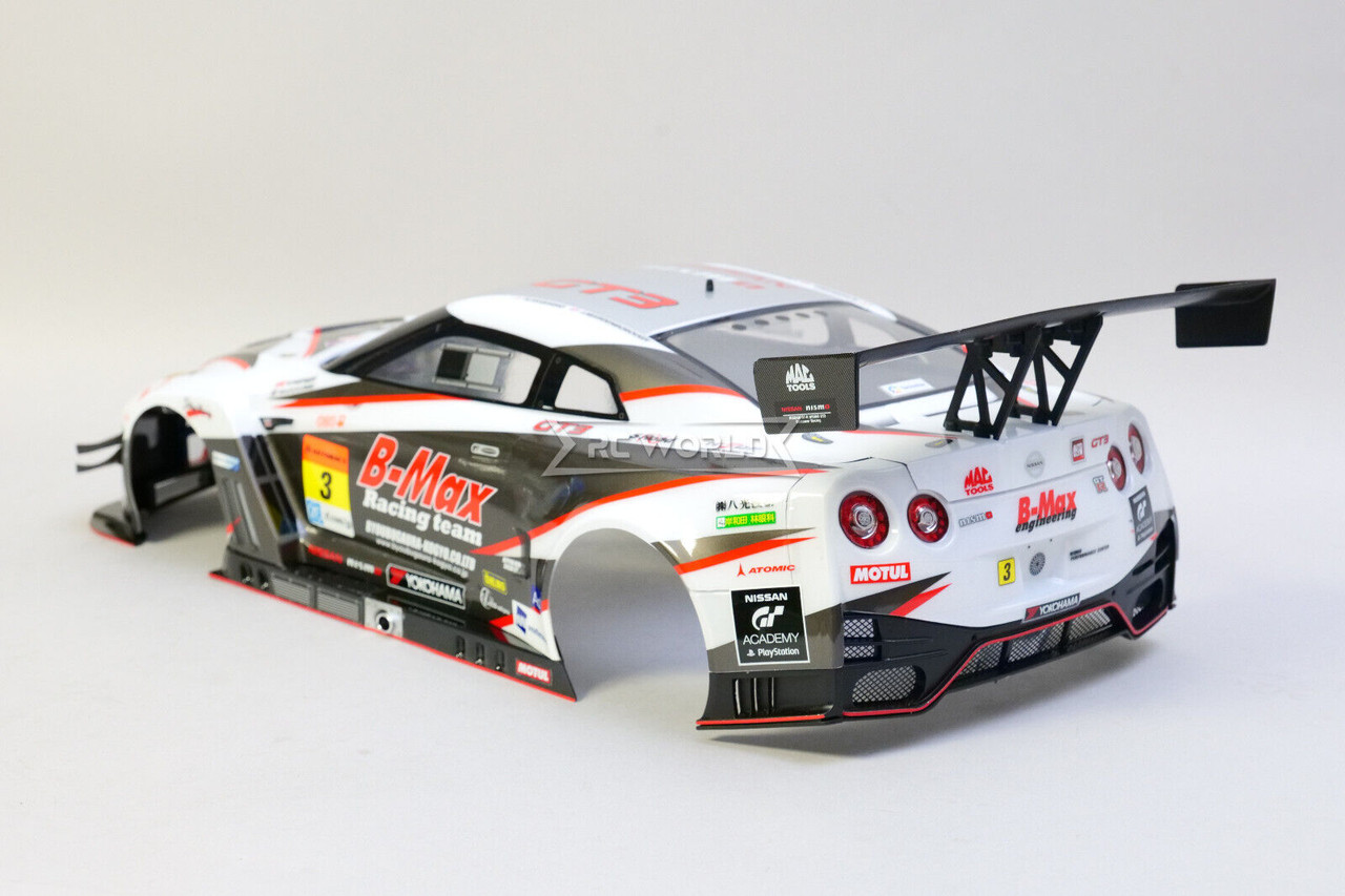 1/10 RC Car Body NISSAN GT-R NISMO GT3 B-MAX Wide 200mm *FINISHED*