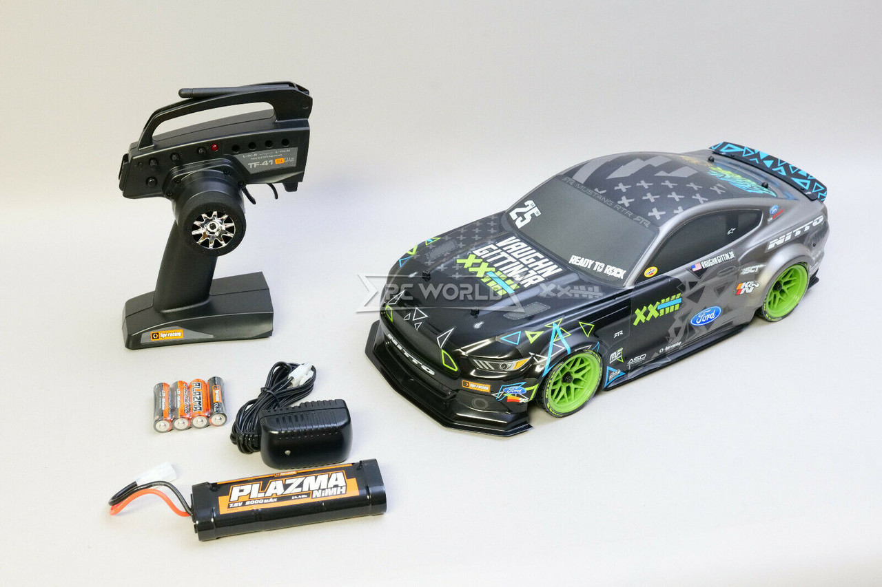 HPI Voiture RC Drift 1/10 Sport 3 Drift VGJR Fun Haver Mustang V2