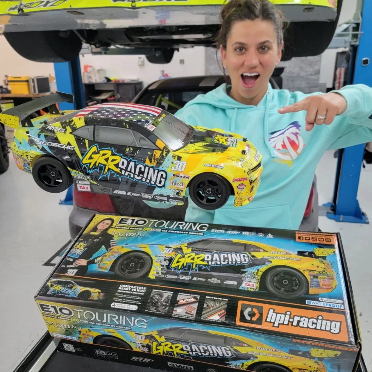 HPI E10 Michele Abbate TA2 Camaroプリントボディ hpi160334.jpg