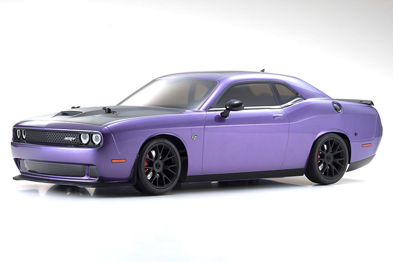Kyosho Fazer RC Car Dodge Challenger SRT Hellcat 4wd PURPLE -RTR-