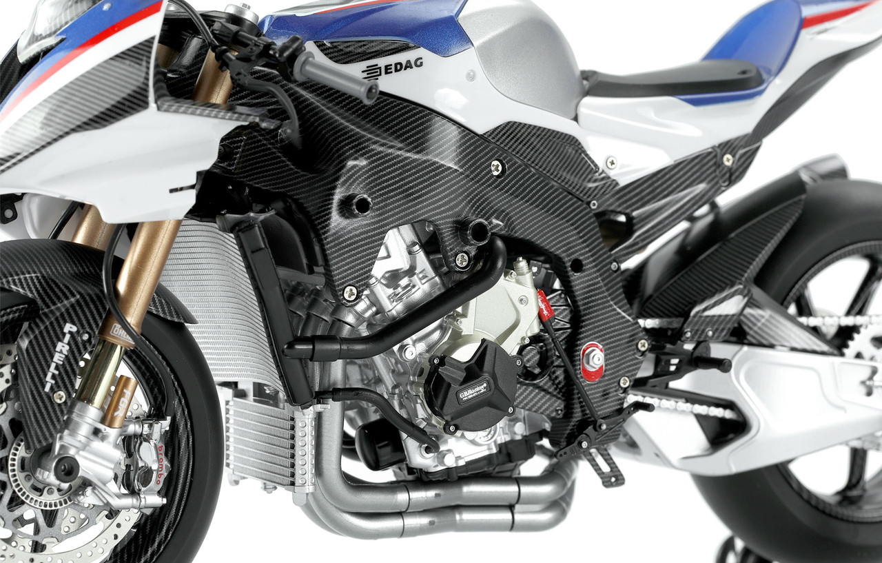 Meng 1/9 BMW Motorcycle HP4 RACE BIKE (PRE-COLORED) Plastic Model Kit