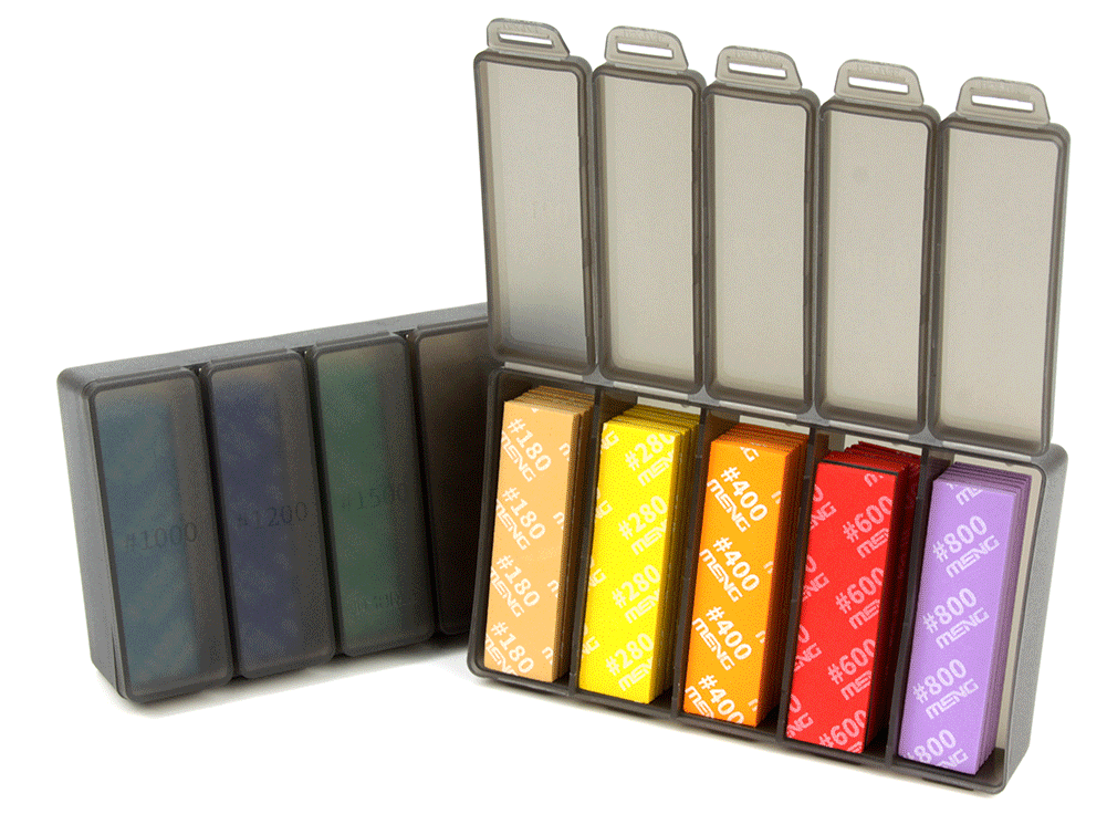 Meng SANDPAPER Flexible Fine Set 30Pcs For Plastic Models