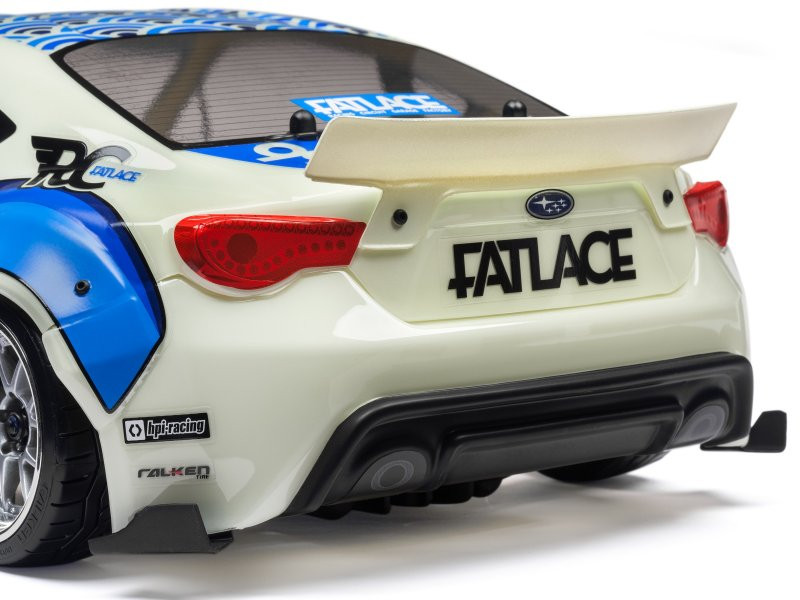HPI 1/10 RC Car BODY SUBARU BRZ Fatlace -CLEAR- #115332