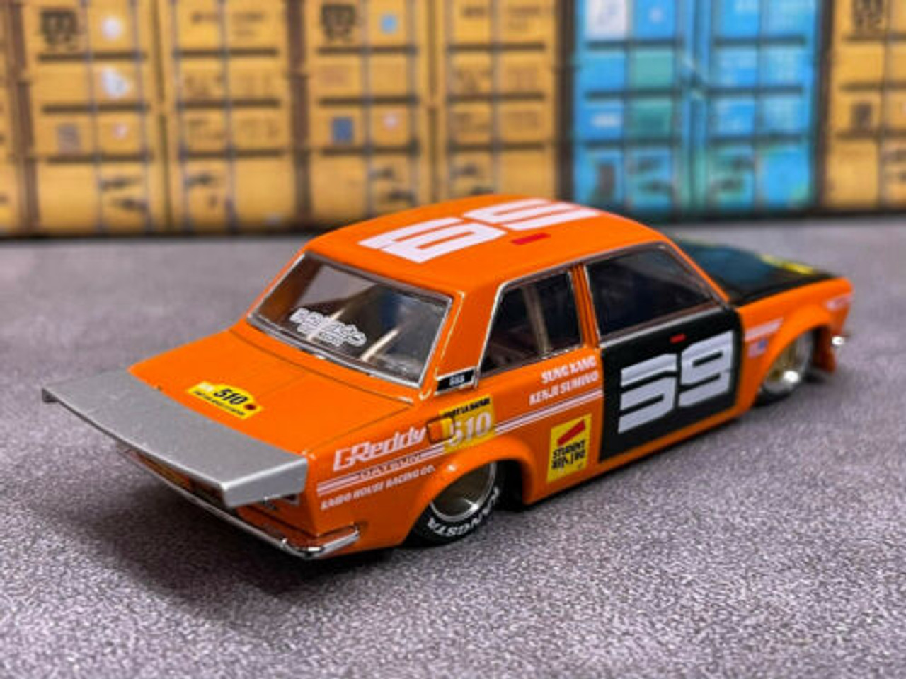 Kaido House x Mini GT: Datsun 510 (Orange)