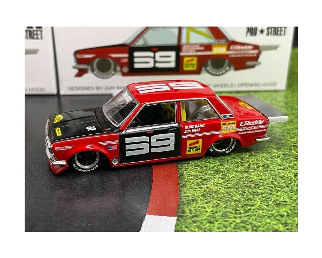 ミニカー Kiddie Car DON'S STREET ROD #58 Kaido + MINIGT 1:64 Nissan Fairlady Z Kaido GT 'ORANGE BANG