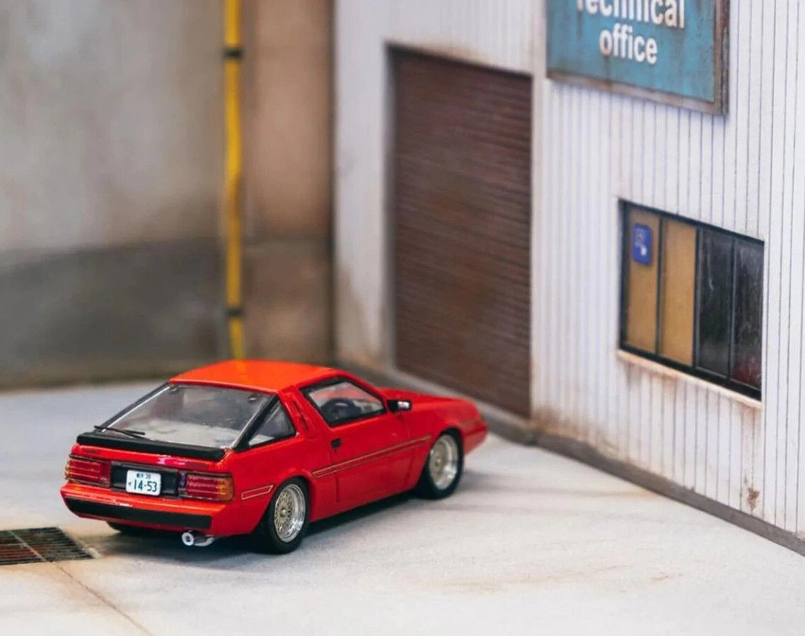 Tarmac 1/64 MITSUBISHI STARION Diecast Model Car -RED-