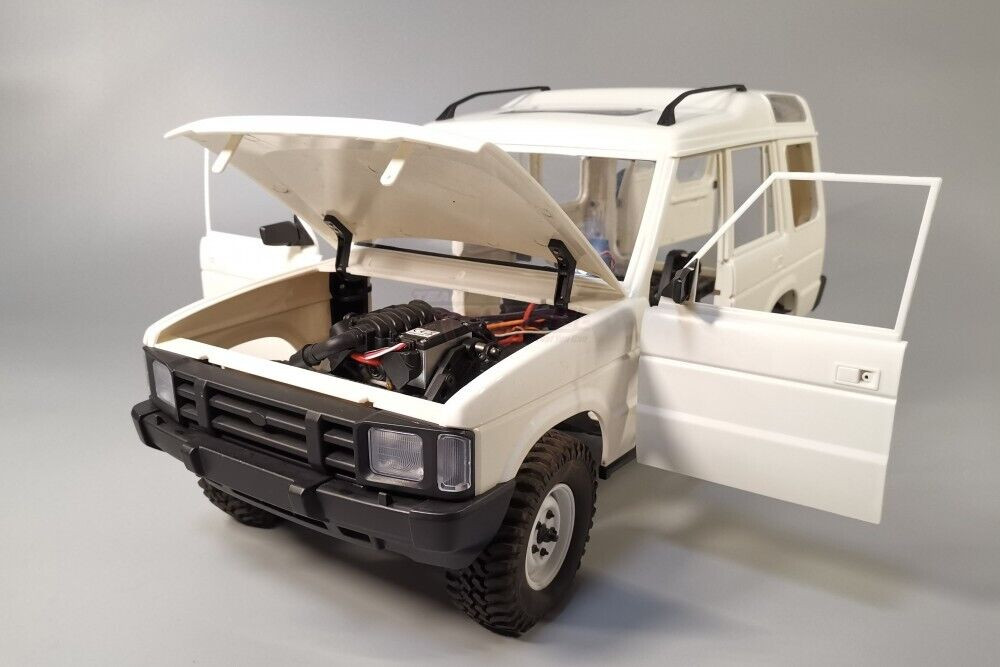 RC 1/10 Land Rover Discovery Hard Body W/ Interior 313mm -WHITE-