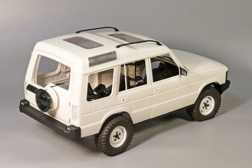 RC 1/10 Land Rover Discovery Hard Body W/ Interior 313mm -WHITE-