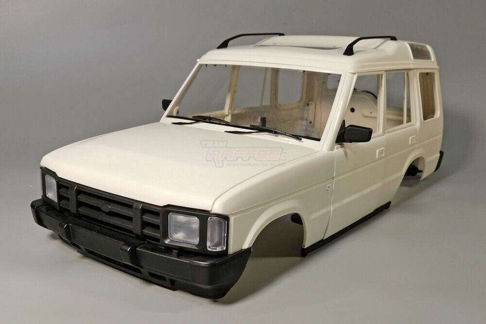 RC 1/10 Land Rover Discovery Hard Body W/ Interior 313mm -WHITE-