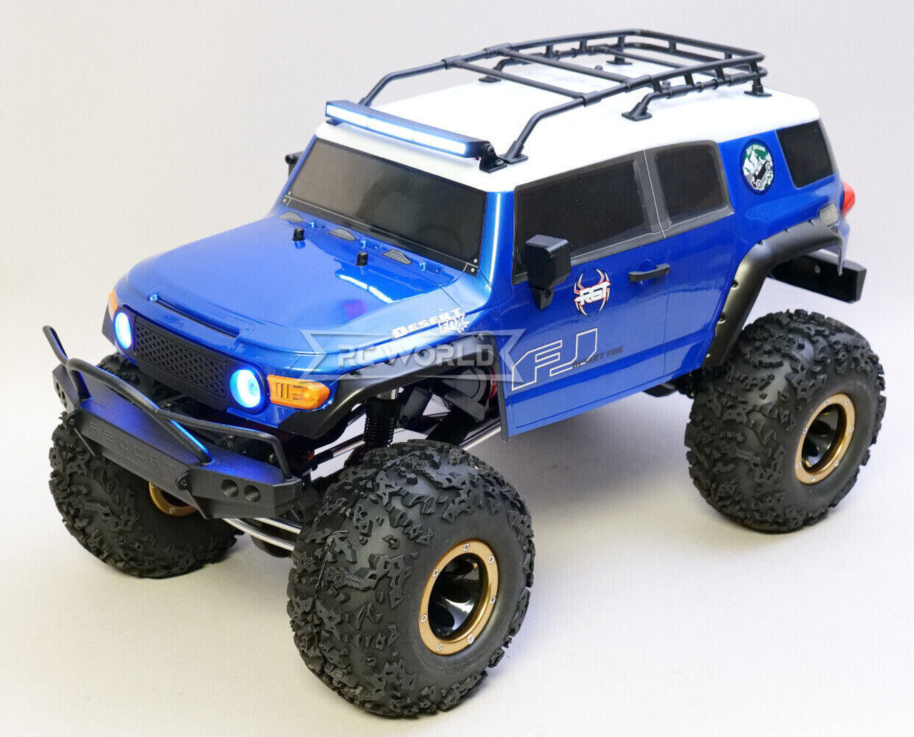 TOYOTA FJ Cruiser ラジコン 1/10スケール 1/10 RC Truck TOYOTA FJ Cruiser 4x4 Rock Crawler RTR w/ LED