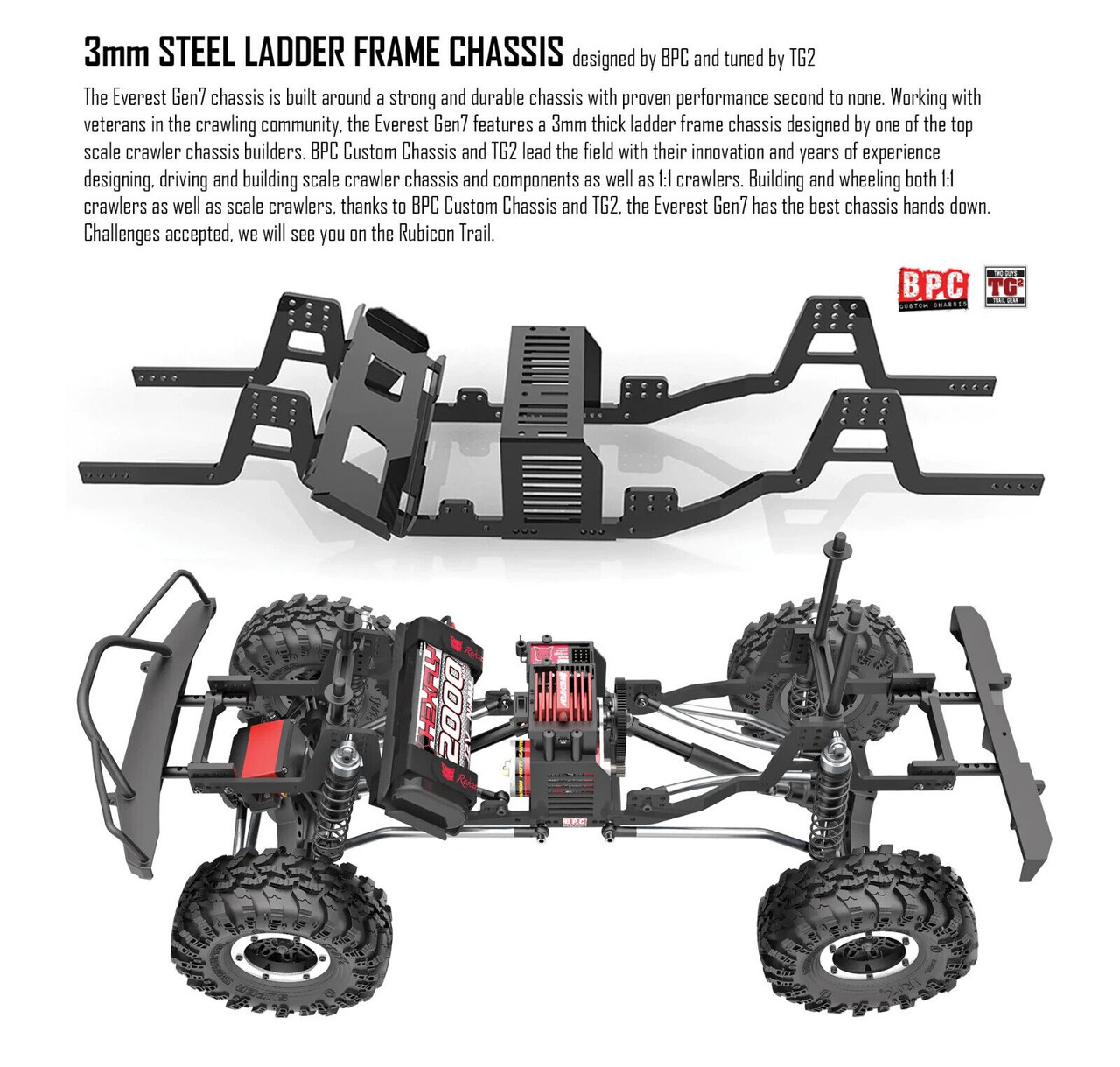 1/10 RC Truck TOYOTA FJ Cruiser 4x4 Rock Crawler RTR w/ LED