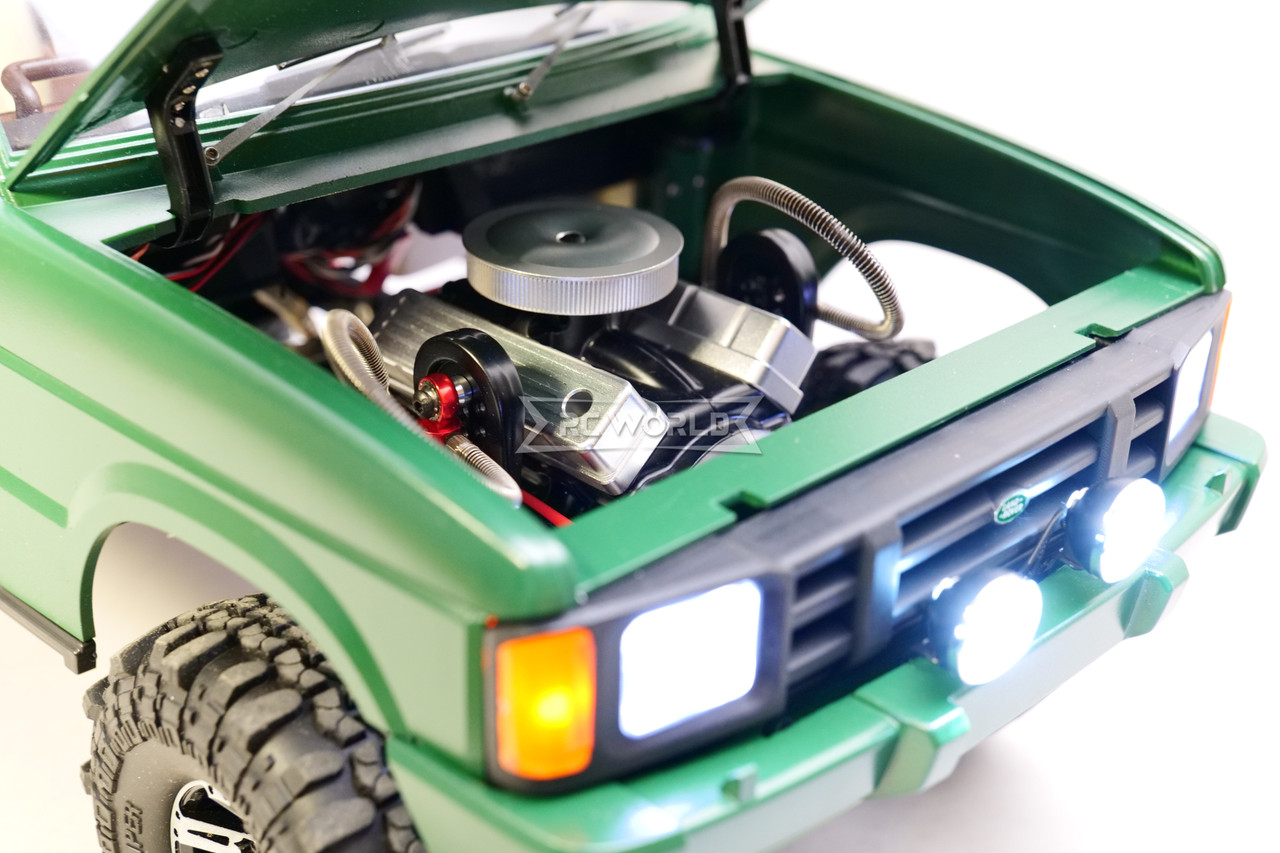 Custom 1/10 RC Land Rover DISCOVERY 4x4 w/ LED w/ Engine Sounds