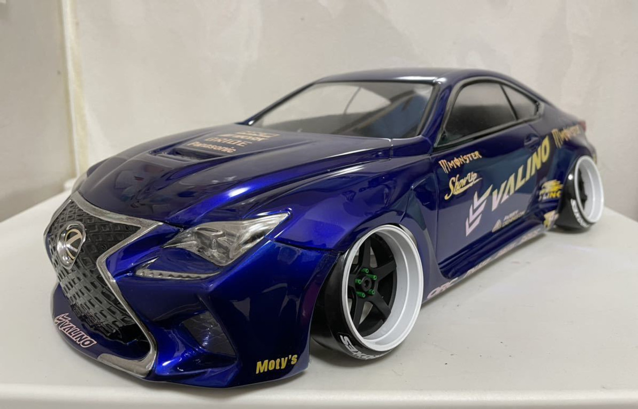 Tetsujin 1/10 Body Shell LEXUS RCF Sport 200mm *CLEAR* TT-8216