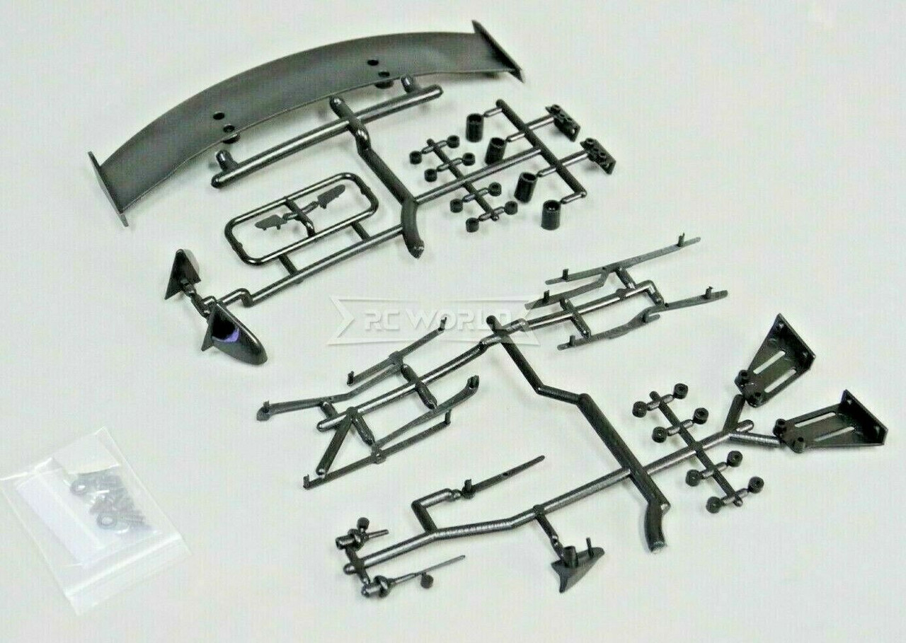 1/10 RC Car BODY Shell NISSAN 180SX DM13 Body W/ Mirrors + Wing