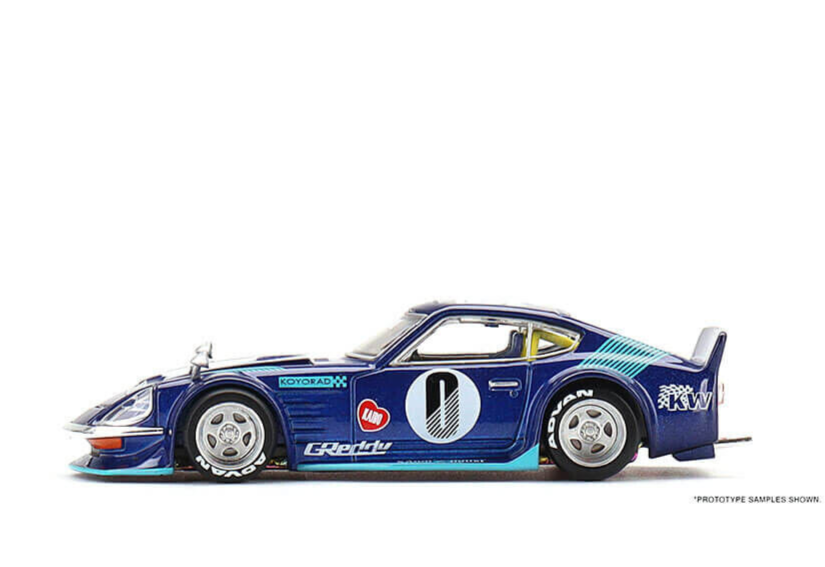 Mini GT 1/64 DATSUN 240Z Fairlady Nissan Z Model Car - BLUE -