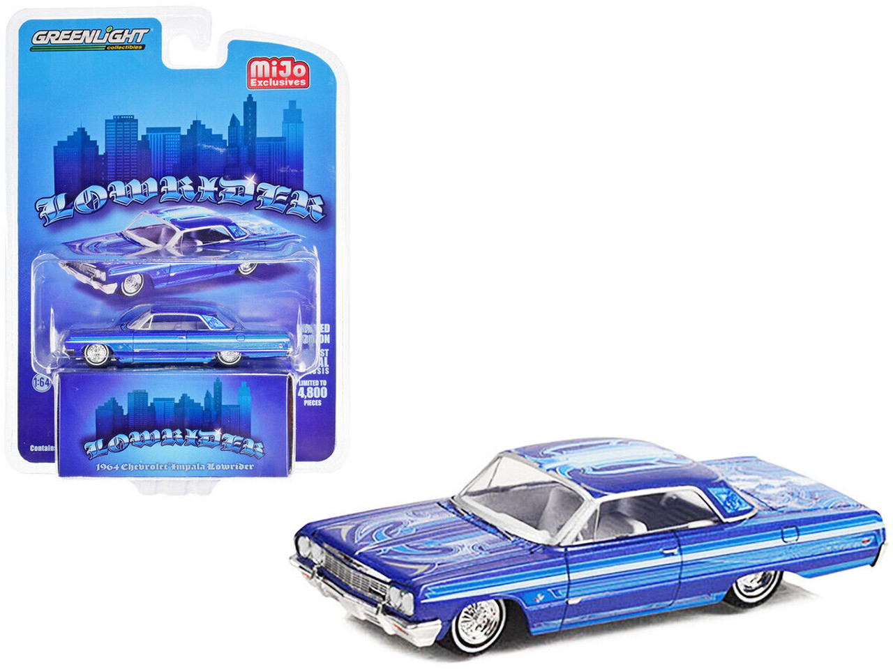 64 impala ss blue lowrider