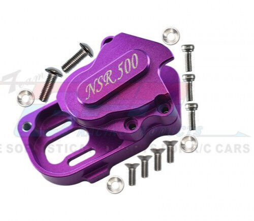 Kyosho Mini-Z AWD Upgrade Part - Purple Aluminum Rear Knuckle Arm Holder (Toe Out -0.2mm)