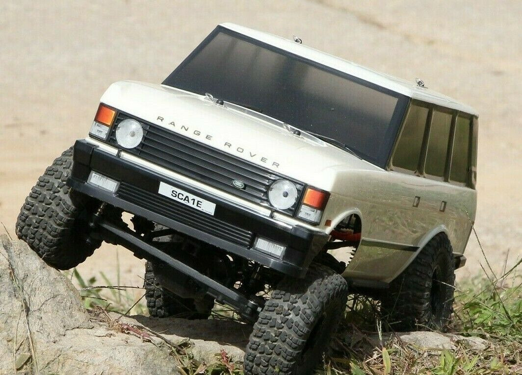 Axial Scx10 Rc Range Rover Body Rough Stuff Side Sliders W/ Body