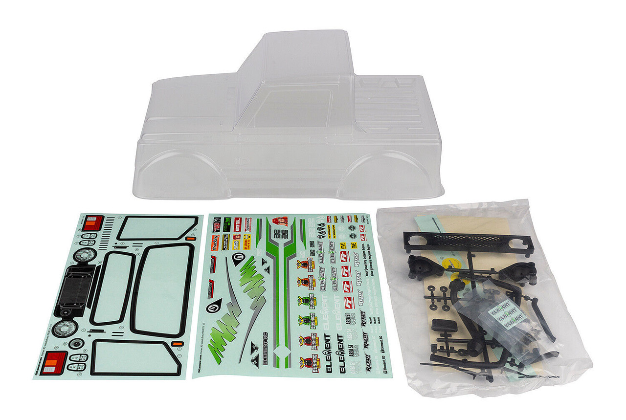 RC 1/10 Truck Body SUZUKI SAMURAI Pick Up Enduro Bushido -CLEAR