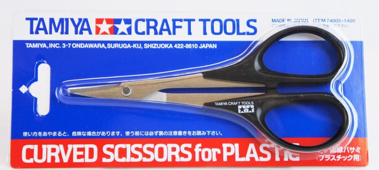 Tamiya Curved Scissors for Plastic - Hard Knox Games