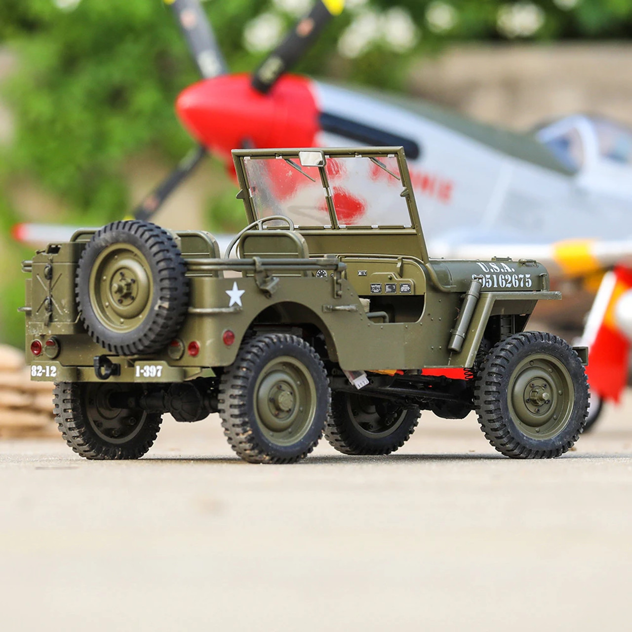 RC 1/6 WILLYS MB Military Jeep 4X4 *RTR*