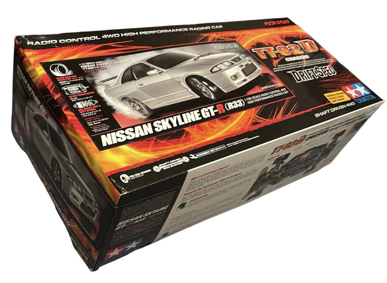 Tamiya 1/10 RC NISSAN SKYLINE GT-R R33 Drift w/ ESC #58604-A