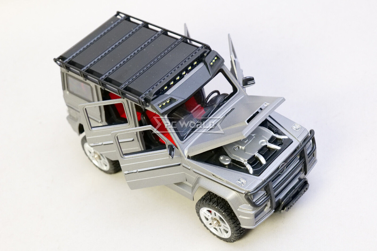 RC 1/24 Micro Mercedes Benz G500 Brabus 4X4 *RTR* WHITE