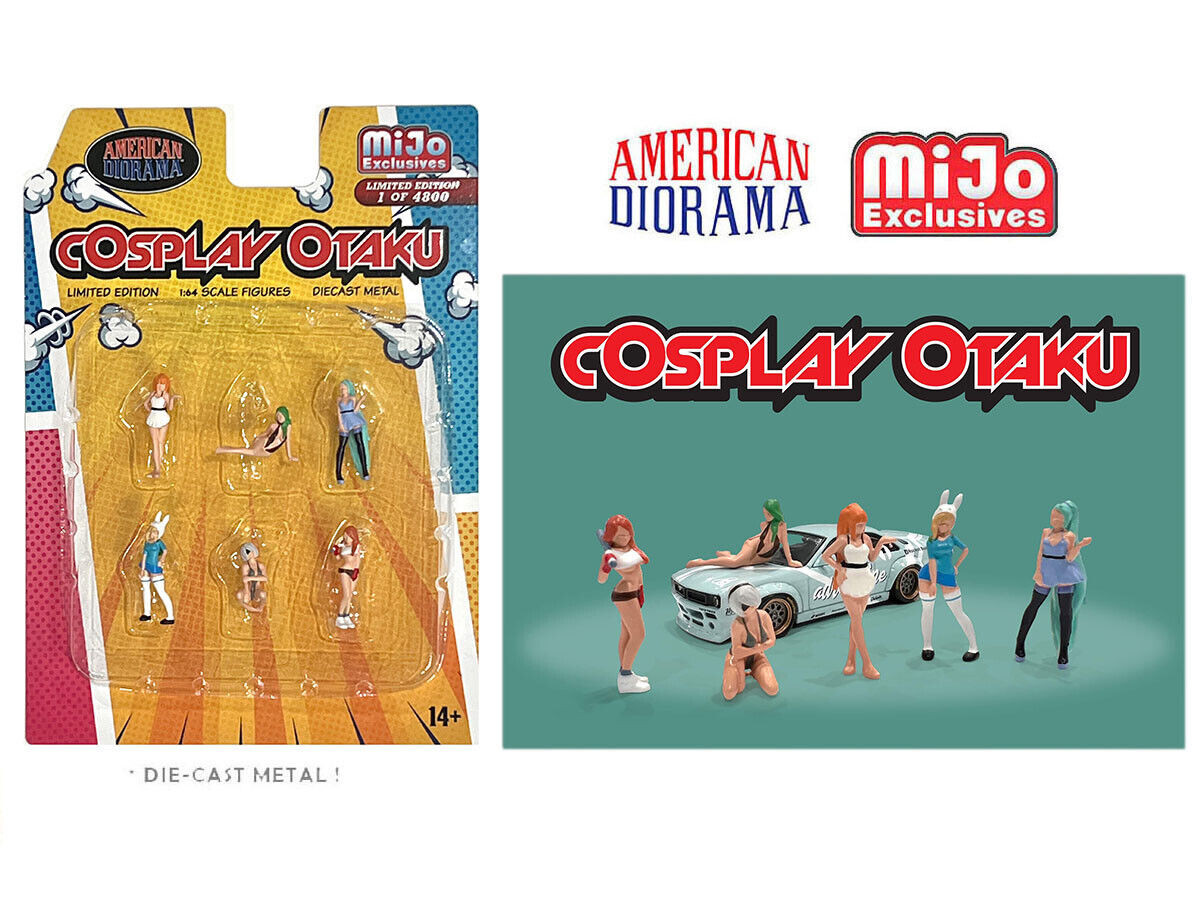 American Diorama 1/64 COSPLAY OTAKU Die Cast Figures