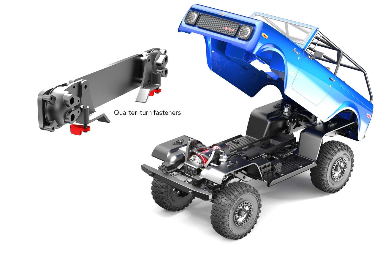 Redcat 1/10 RC Truck Gen9 SCOUT 800A 4x4 RTR -SILVER-