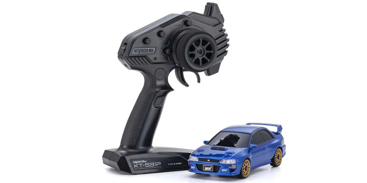 Kyosho RC Mini Z SUBARU IMPREZA STI AWD DRIFT -RTR- #32627 -BLUE