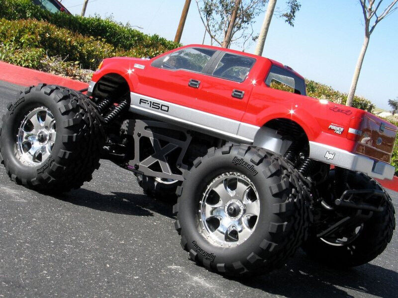 HPI RC Truck BODY Shell FORD F-150 For Savage/T-MAXX -CLEAR- #7196