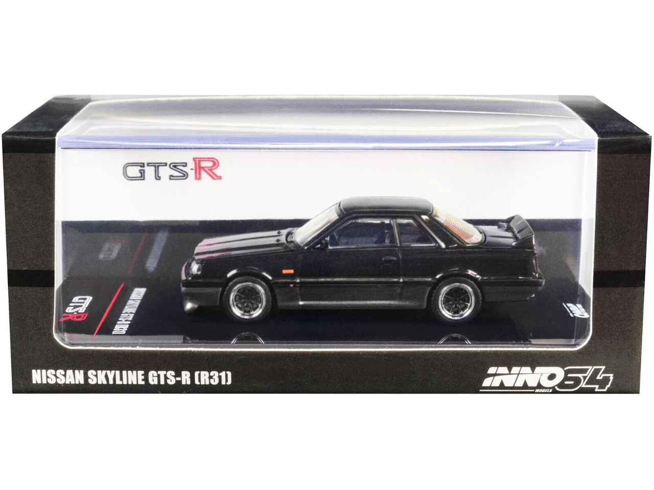 1/64 NISSAN SKYLINE R31 GTS-R Diecast Model Car -BLACK-