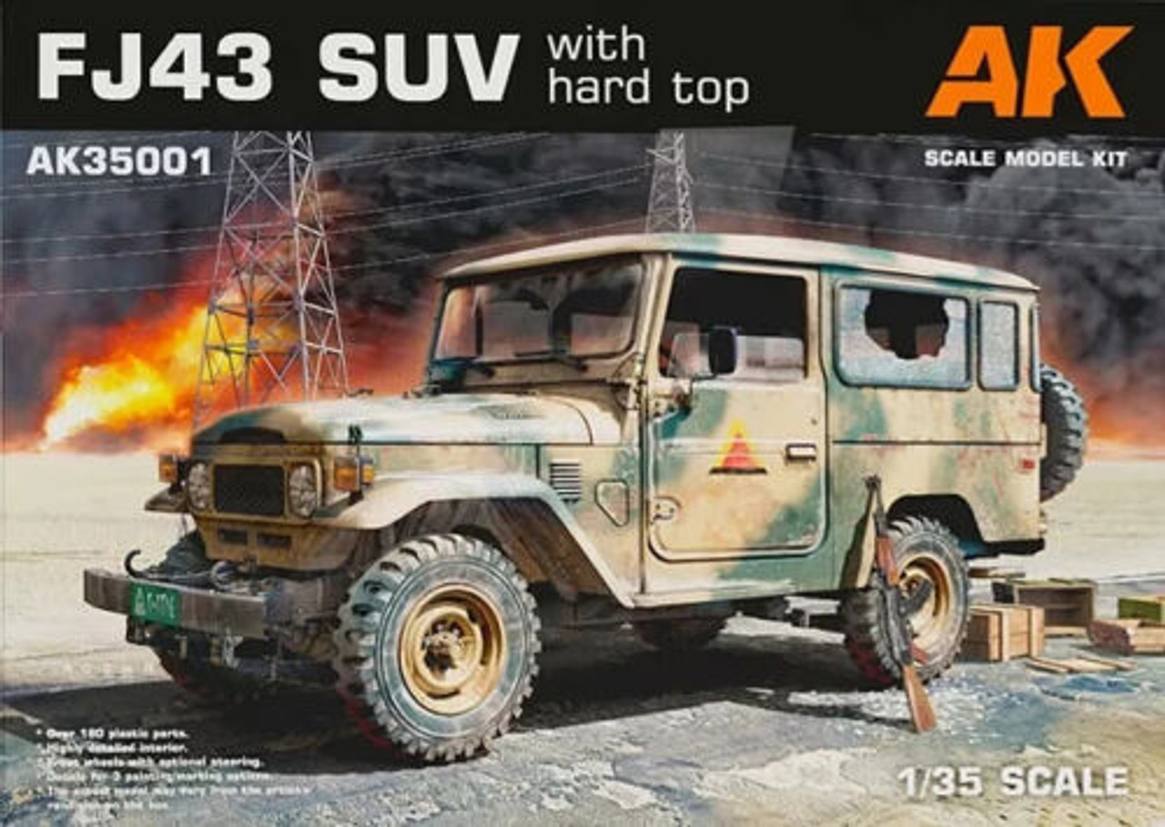 Ak Interactive 1/35 FJ43 Toyota LAND CRUISER Truck Plastic