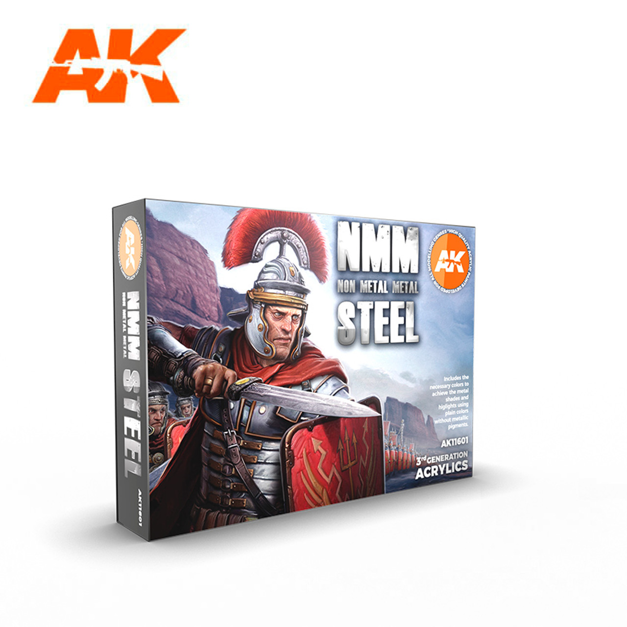 AK Interactive 3G Non Metallic Metal - Steel Set #AK-11601