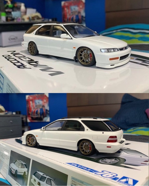 Aoshima 1/24 1996 HONDA ACCORD WAGON CF2 SiR Plastic Model Kit