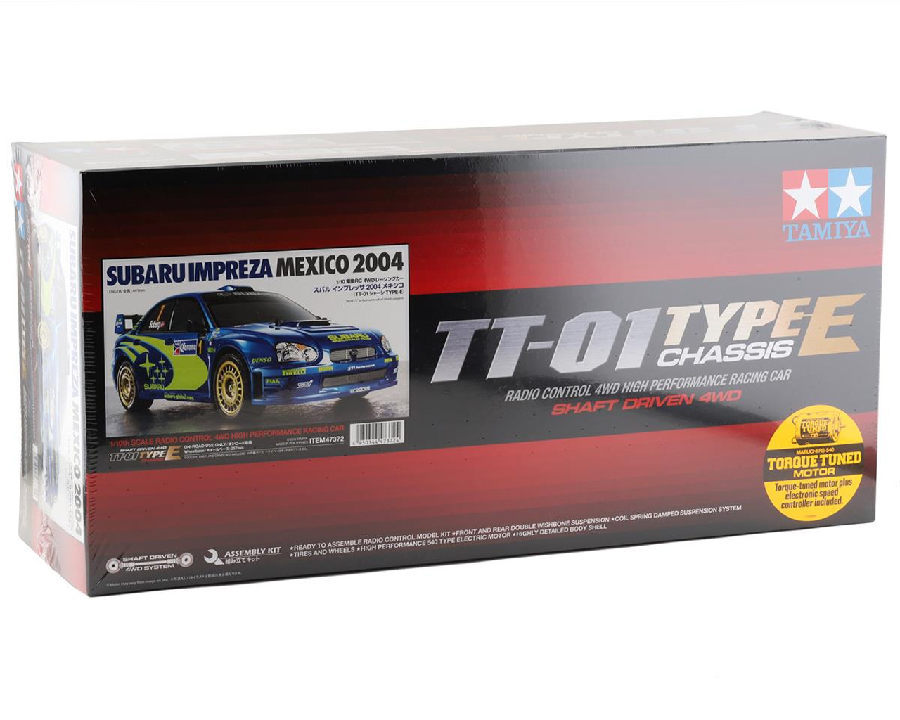 Tamiya 1/10 RC SUBARU IMPREZA WRC 2004 Mexico TT-01E KIT #47372-60A