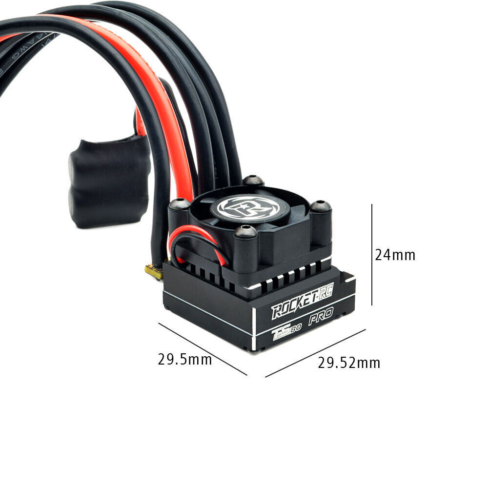 Surpass 1/10 Sensored Brushless ESC 80AMP TS80 Water Proof ESC